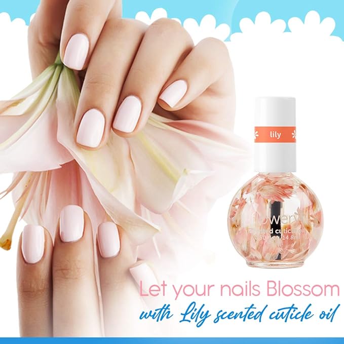Flowery Lily Scented Cuticle Oil, 0.5 oz, 1 Pack