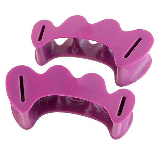 Correct Toes – Bunion Corrector, Toe Separator & Toe Spacers for Men and Women, Unisex, Plum, Medium