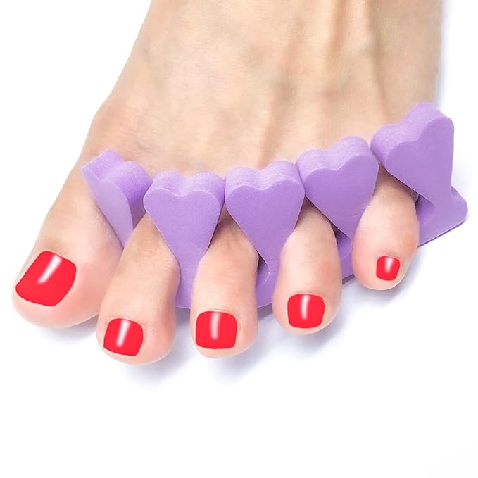 Toe Separators Set - 24 Pieces Soft & Durable Pedicure Tools Kit For Feet, Toe Separators For Women& Girls