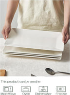 DOWAN 14" Serving Trays, Serving Platters, Ceramic Serving Platters and Trays - Image 7