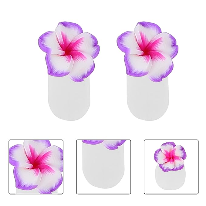 IMIKEYA 32pcs Silicone Toe Separators: Nails Art Flower Nail Spacer Toe Nail Separators for Nails Salon Toes Dividers