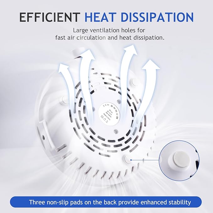 BQAN Nail Dust Collector, 80W Powerful Adjustable Extractor with Brush and 2 Reusable Filters, Nail Vacuum Dust Collector for Acrylic Gel Nail Polishing, Salon & Home