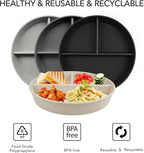 9 Inch 4PCS Divided Plates - Image 4
