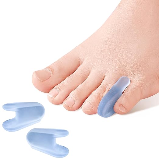 10 Pcs Pinky Toe Separator, Little Toe Straightener Hammer Toe for Men Women Walking, Running, Overlapping, Bunion Corrector and Bunion Relief
