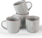 famiware Mercury Coffee Mugs 13 oz, Coffee Mugs Set of 4 by Famiware