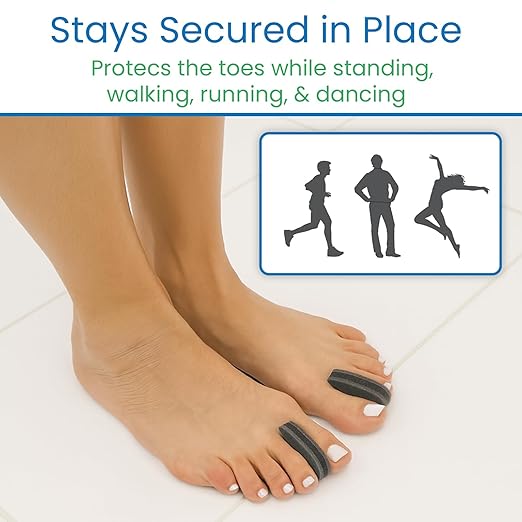 VIVEsole Foam Toe Separators for Women & Men (20 Pack) - Spacers for Bunions, Corns, Blisters, Overlapping Toes & Hammer Toe Pain Relief - Cushion Pads Prevent Friction & Reduce Pressure