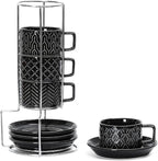 Sureasy 4 Ounce Ceramic Espresso Cups Set of 4 by Sureasy