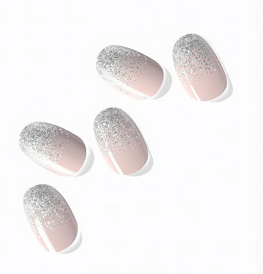 NOVA, Female Founded, Semi Cured Gel Nail Strips (Co-Star) - The 10 Minute Manicure. Salon-Quality, Works with Any Nail Lamp, Easy to Apply & Remove - Incl. Nail File & Wooden Stick (Co-Star)