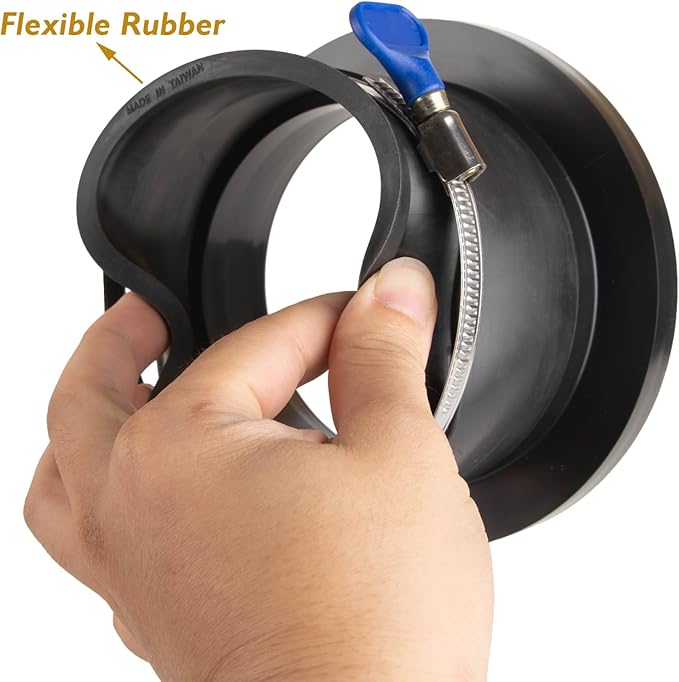 O'SKOOL Magnetic Dust Collection (4" Dust Collection Steel Port W/Built-in Rubber Cuff)