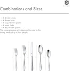 Silverware Set for 4 – 18/10 Stainless Steel Flatware, Mirror Finish, - Image 9