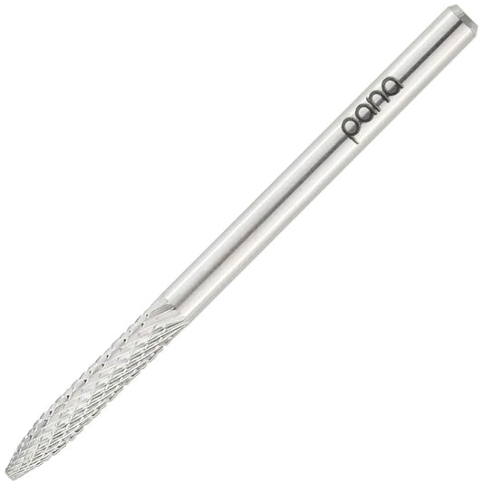 PANA 3/32" Shank Size - Under Nail Cleaner Silver Carbide Bit Extra Fine Grit - Nail Drill Bit for Dremel Machine