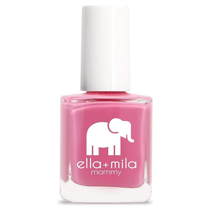 ella+mila Professional, Quick Dry, Long-Lasting & Chip-Resistant Pink Nail Polishes (Rosy Cheeks - 0.45 fl oz)