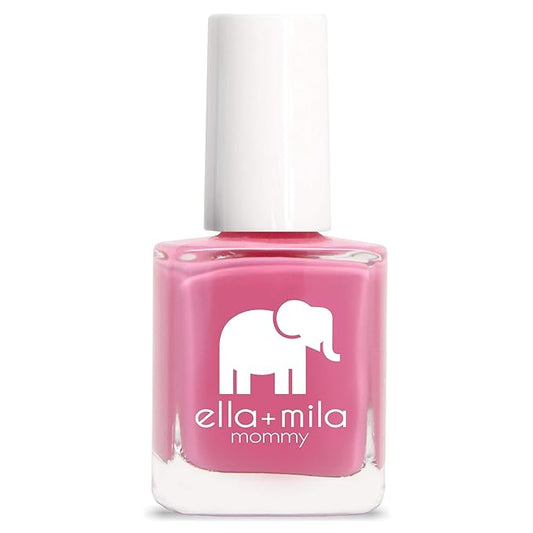 ella+mila Professional, Quick Dry, Long-Lasting & Chip-Resistant Pink Nail Polishes (Rosy Cheeks - 0.45 fl oz)