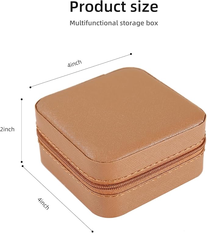 KElofoN Travel jewelry case Travel jewelry box Travel Jewelry Organizer Small - Image 2