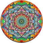 Mandala Pattern Round Coaster Set - Image 4