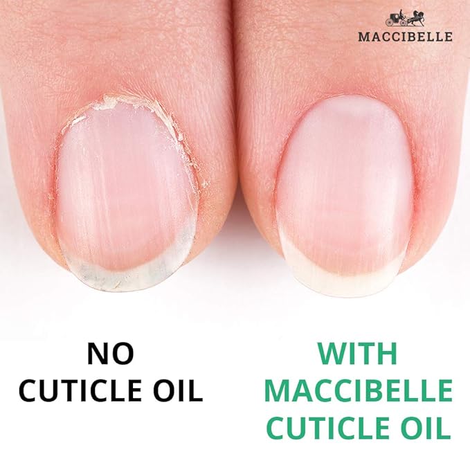 Maccibelle Pure Cuticle & Nail Oil Pen 2ml Heals Dry Cracked Cuticles (Pomegranate + Lavender)