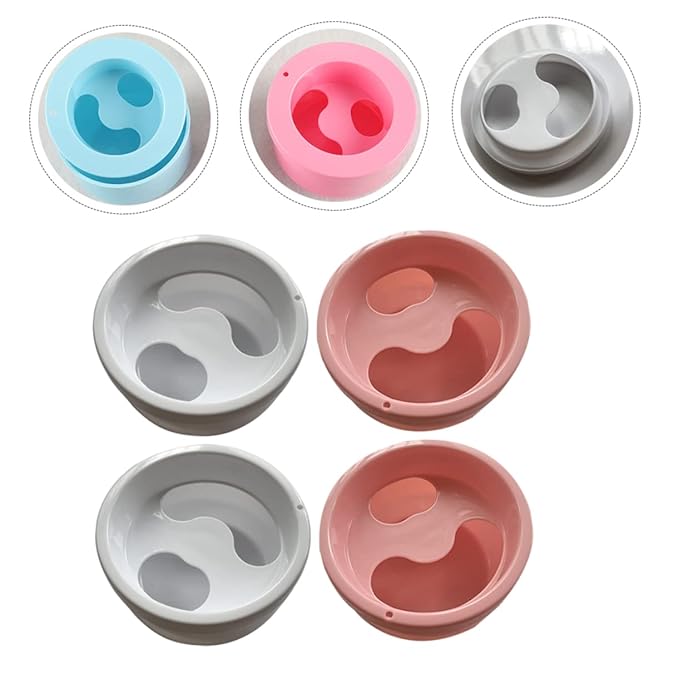 4pcs Manicure Soaker Bowl Hand Manicure Soaking Bowl Nail Art Uv Fake Manicure Bowl Luxury Nail Container s Tray Soak Haves Dip Spa Plastic Abs Random Color