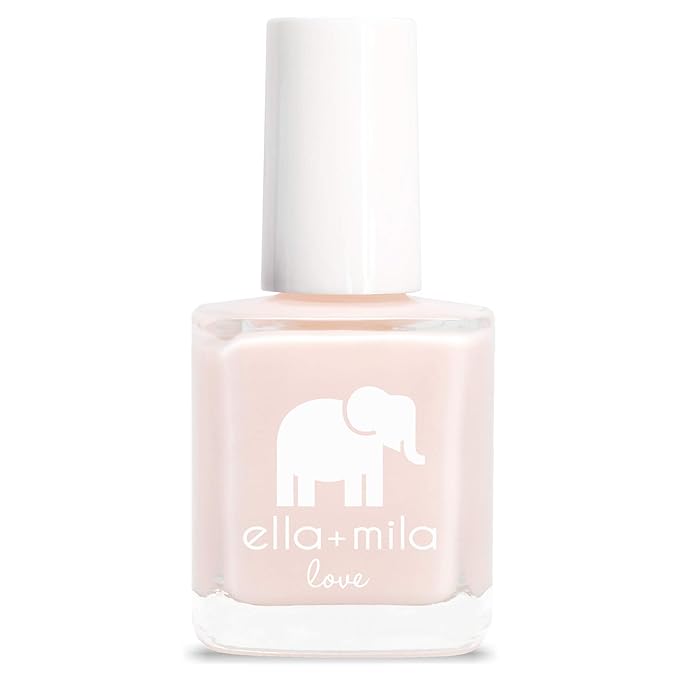 ella+mila Professional, Quick Dry, Long-Lasting & Chip-Resistant Pink Nail Polishes (Barely Pink - 0.45 fl oz)
