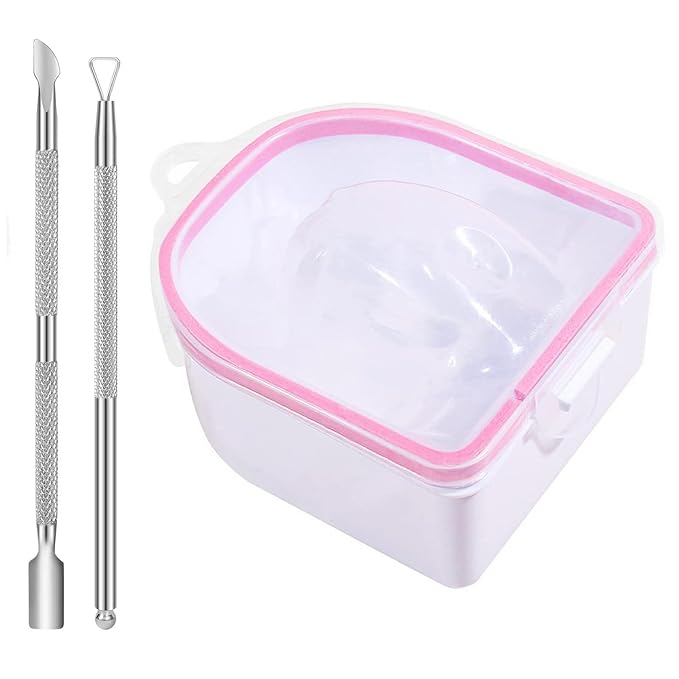 Nails Soaking Bowl Gel Nails Polish Remover Kits Manicure Bowl For Hand Dip Powder Remover Tools Nails Soak Off Bowl Set