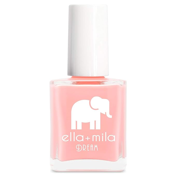 ella+mila Professional, Quick Dry, Long-Lasting & Chip-Resistant Pink Nail Polishes (Bubble Trouble - 0.45 fl oz)