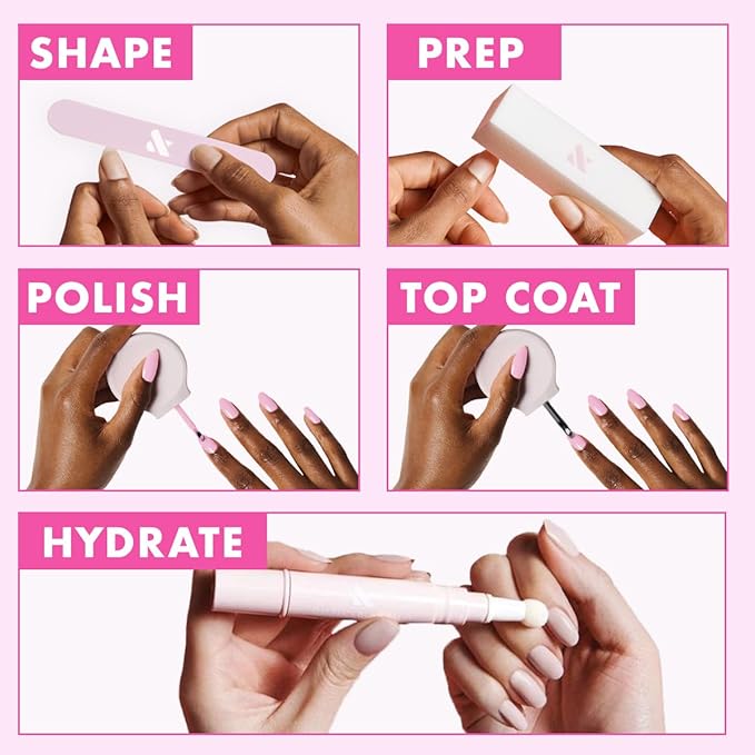 Olive & June Quick Dry Nail Polish | Instant, Fast-Drying, Smudgeproof Color | 15-free, Vegan, Cruelty-Free Formula | Lasts up to 5 Days | Salon-Quality Manicure Pedicure at Home | Cabernet | Wine Red
