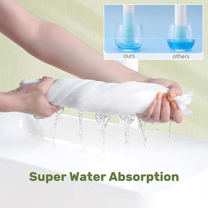 Disposable Bath Towels Durable Large Portable Thicken Camping Towels Quick Dry, Absorbent,Ultra Soft for Travel Hotel Swimming Gym Sauna Spa Pet Sports Hiking Beach Spa 55''X27.5''(10pack)