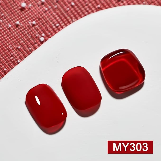 16.5ml Red Perfume Nail Polish Large Volume Quick Dry Nail Polish, Long Lasting Shine, Fingernail Toenail Nail Art DIY Home Travel Nail Art Gift