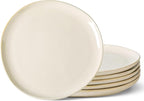 AmorArc Ceramic Plates Set of 6, 8.5 Inch Stoneware Small Dinner Plates Set | by AmorArc