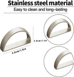 8 Pcs Silver Napkin Rings - Image 5