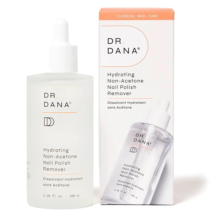 Dr. Dana Non Acetone Nail Polish Remover - Conditions and Hydrates to Prevent Brittle and Dry Nails - Non Toxic with Light Natural Scent