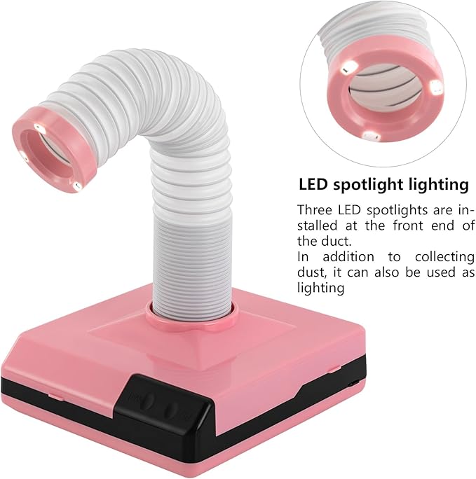 Countertop Vacuum Cleaner Dust Collector, Nail Art Manicure Dentist's Dust Clean Tool, Dust Collector Fan Vacuum Cleaner