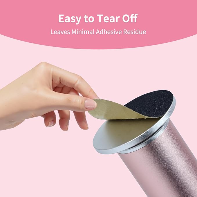 120pcs Replaceable Sandpaper for Electric Foot Callus Remover, 80 Grit Coarse Sandpaper Refill Discs