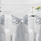 Manyshofu Silver Satin Table Runner 12x108 - Image 6