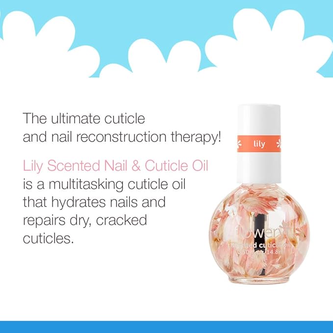 Flowery Lily Scented Cuticle Oil, 0.5 oz, 1 Pack