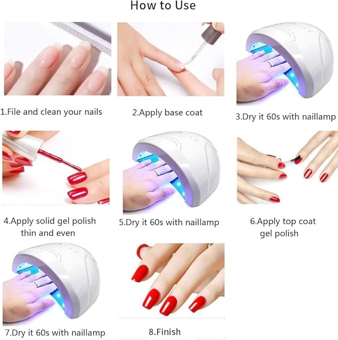 AIJIMEI Solid Nail Polish Gel 12 Colors Solid Gel Polish Nail Polish Set Gold Shimmer Glitter Cream Polish Nail Painting Soak Off Nail Art DIY Manicure for Home