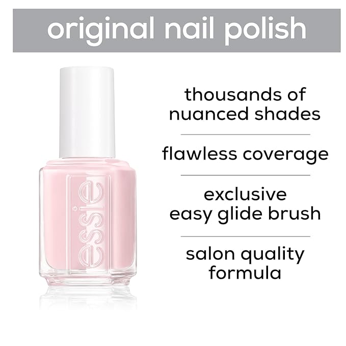 essie Salon-Quality Nail Polish, 8-Free Vegan, Soft Purple, Go Ginza, 0.46 fl oz (Pack of 2)