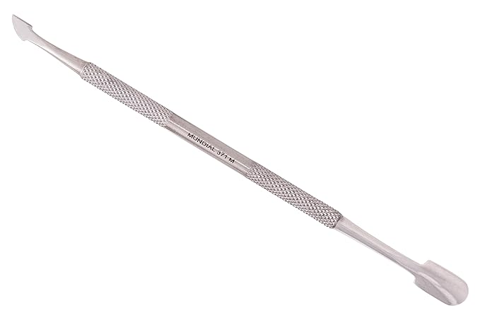 Mundial 2-Piece Cuticle Pusher and Manicure Pedicure Stick Set - Nail Care Tools for Perfect Cuticles and Quality Manicures