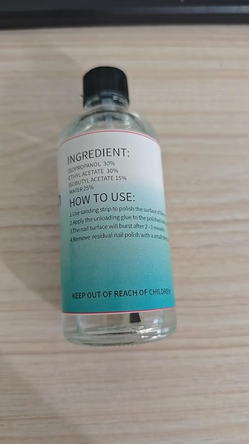 Finger Secret Nail Polish Gel Remover Kit - Quick、Magic and convenient for Gel Nails remove.110ml,Professional Nail Remover Product for Salon & Home Use.Easy to operate 3.7fl.oz