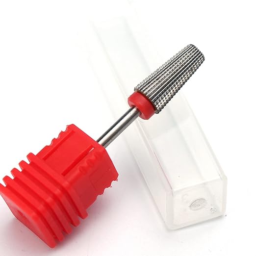 Nail Drill Bits 5 in 1 Carbide Rotary Bit 3/32" Shank Nail Cutter,Left and Right Handed Acrylic or Hard Gel Remover (F)