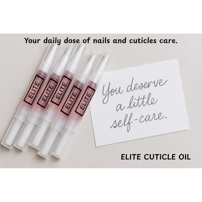 Elite Cuticle Oil Pen (Lavender) – Relaxing Nail & Cuticle Oil with Jojoba Oil, Olive Oil & Vitamin E – Soothing Nail Care Treatment (3ML)