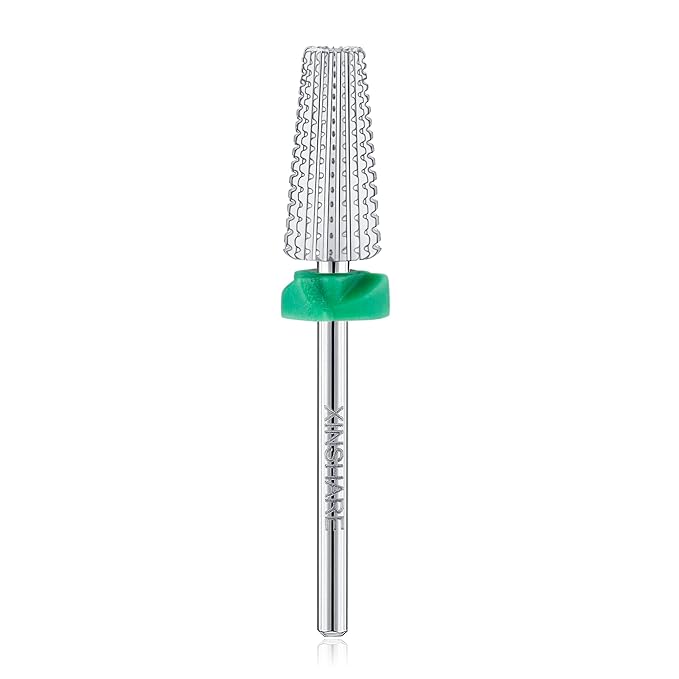 5 in 1 Multi-Function Nail Drill Bit 3/32" Tungsten Carbide Tapered Drill Bits for Nails Professional Fast Removing Acrylic Hard Gels Nail Efile Bit For Electric Nail Drill Machine Coarse(C)
