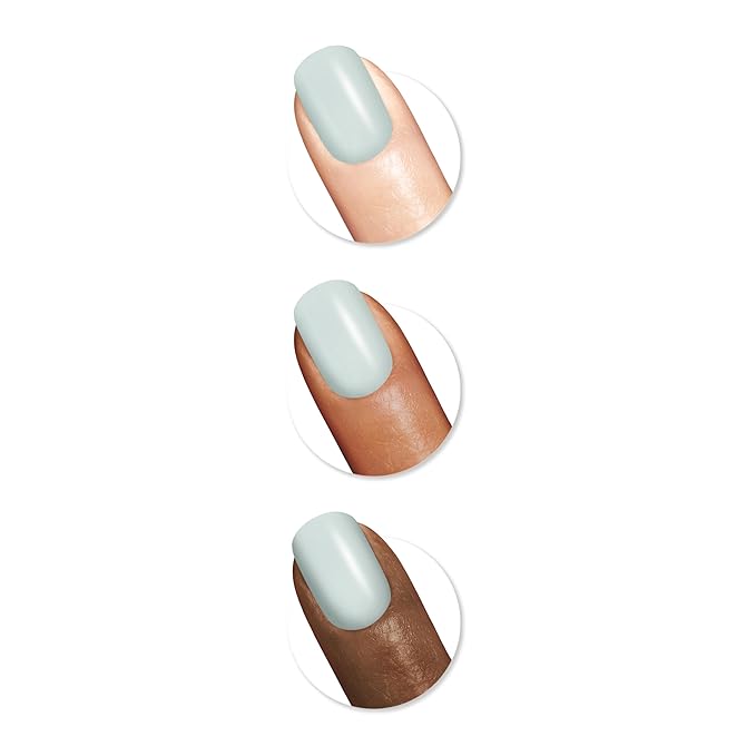 Sally Hansen Insta-Dri Nail Polish | Quick Dry, Long Lasting, Streak-Free Shine | Opaque, Shiny | 559 In too Chic | Blue Gray Nail Color