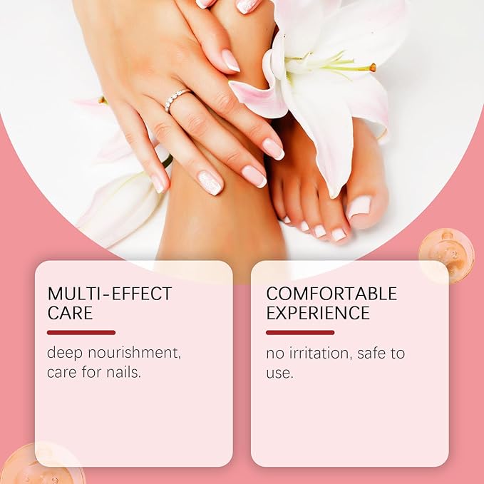 Nail Repair Liquid - Removes Discolored Nails Softens Thick Toenail Strengthens Nail Bed Structure, Natural Formula Deeply Nourishes Nail (1FL.oz)