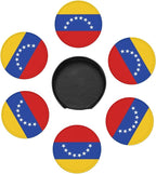 6 Pack Venezuela Flag Leather Coaster - Image 3