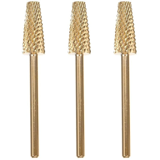 minkissy 3Pcs Nail Drill Bits Set Nail Polishing Grinding Heads Manicure Tools for Dead Skin Removal and Shaping Lightweight Durable
