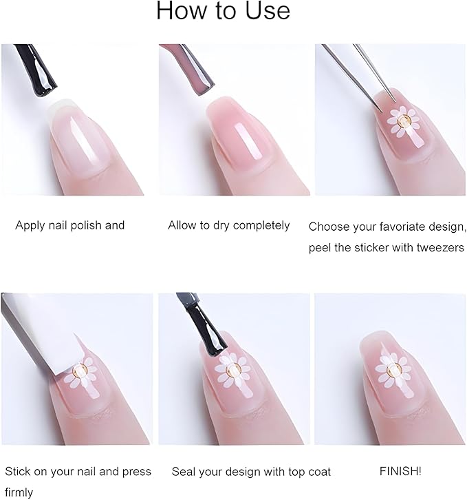 12 Sheets Gold Nail Art Stickers Decals 3D Self Adhesive Letter Heart Nail Decals,Flower Star Nail Stickers,Gold Nail Stickers for Nail Art,Nails Supplies for Women Girls