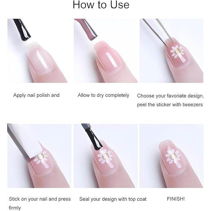 Silver Gold Nail Stickers for Nail Art 3D Self Adhesive Moon Star Nail Art Stickers Silver Moon Star Nail Decals Gold Nail Supplies for Women Girls 2Sheets