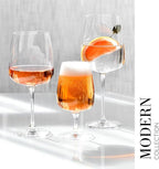 Krosno - Stemmed Tulip Water Glasses, 11.2 oz, Ideal Goblets - Image 5