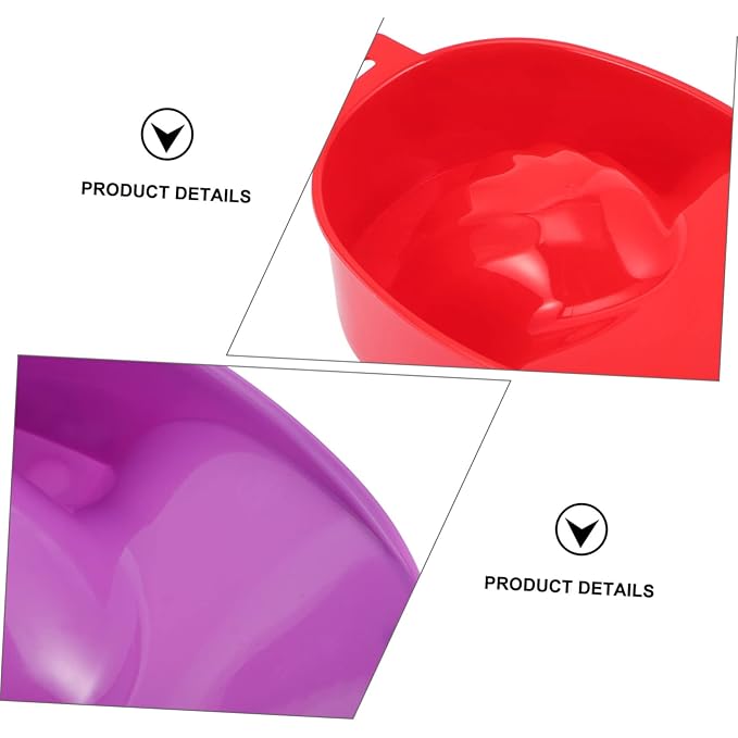 Mipcase 8pcs Nail Polish Gel Remover Bowl Cuticle Soaking Bowl for Hand Material Nail Art Supplies