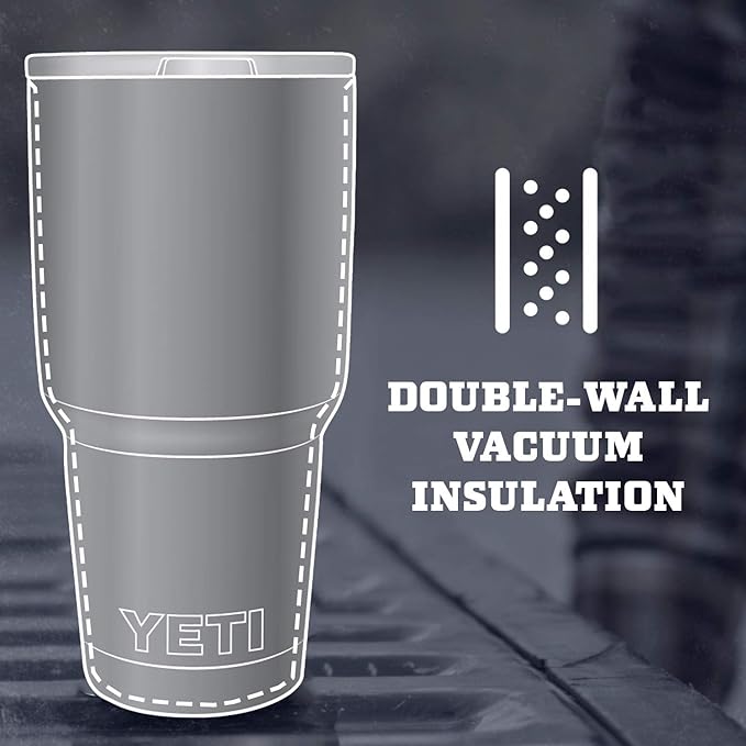 YETI Rambler 30 oz Stainless Steel Vacuum Insulated Tumbler w/MagSlider Lid - Image 3